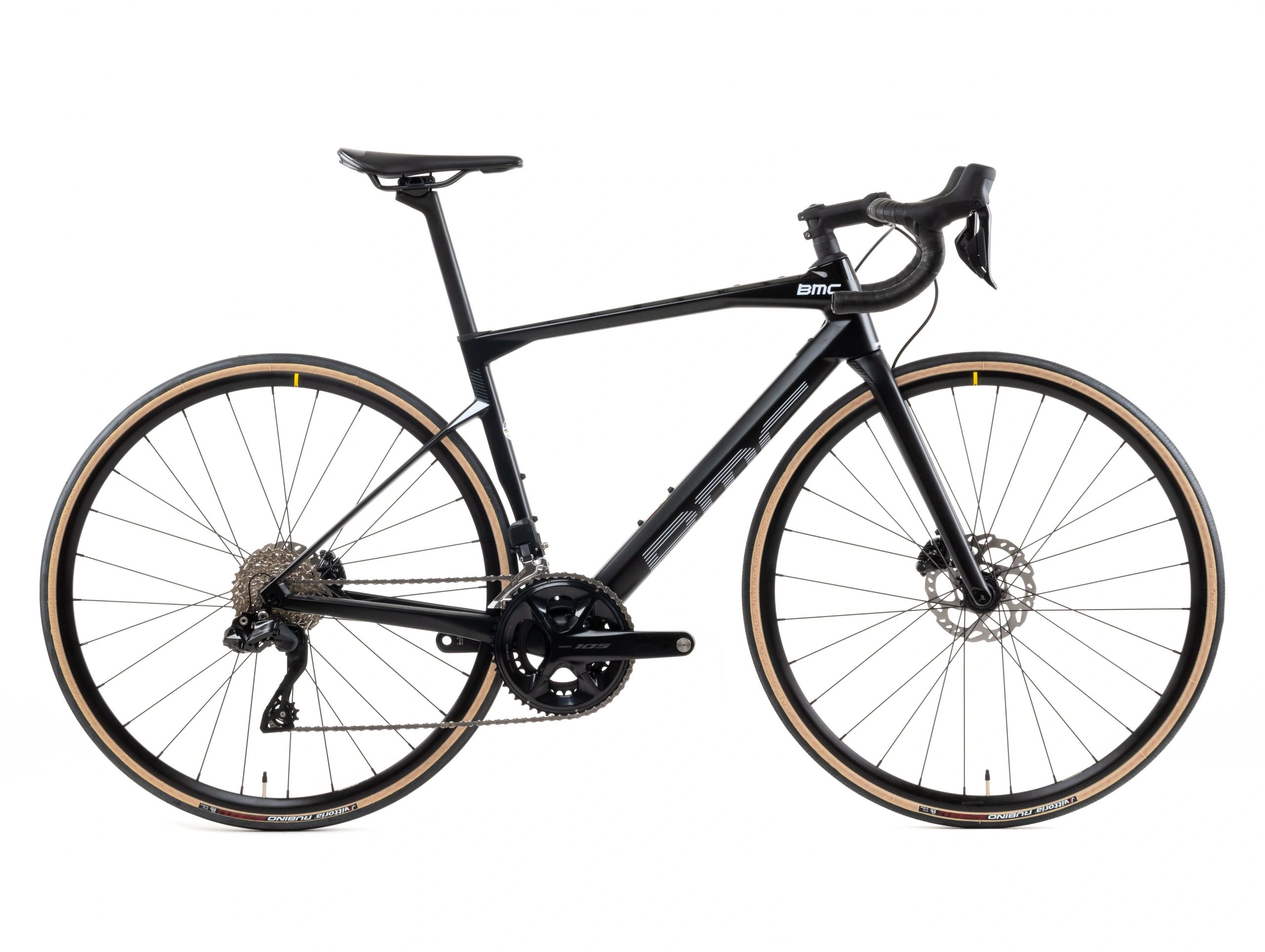 BMC Roadmachine Five Shimano 105 Di2 12V 700 mm Carbone Gris 2023