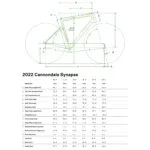 Cannondale Synapse Carbon 3 L Shimano 105 11 vitesses 700 mm rouge cerise – 2022 – Image 6